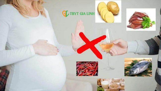 phụ nữ mang thai không nên ăn gì